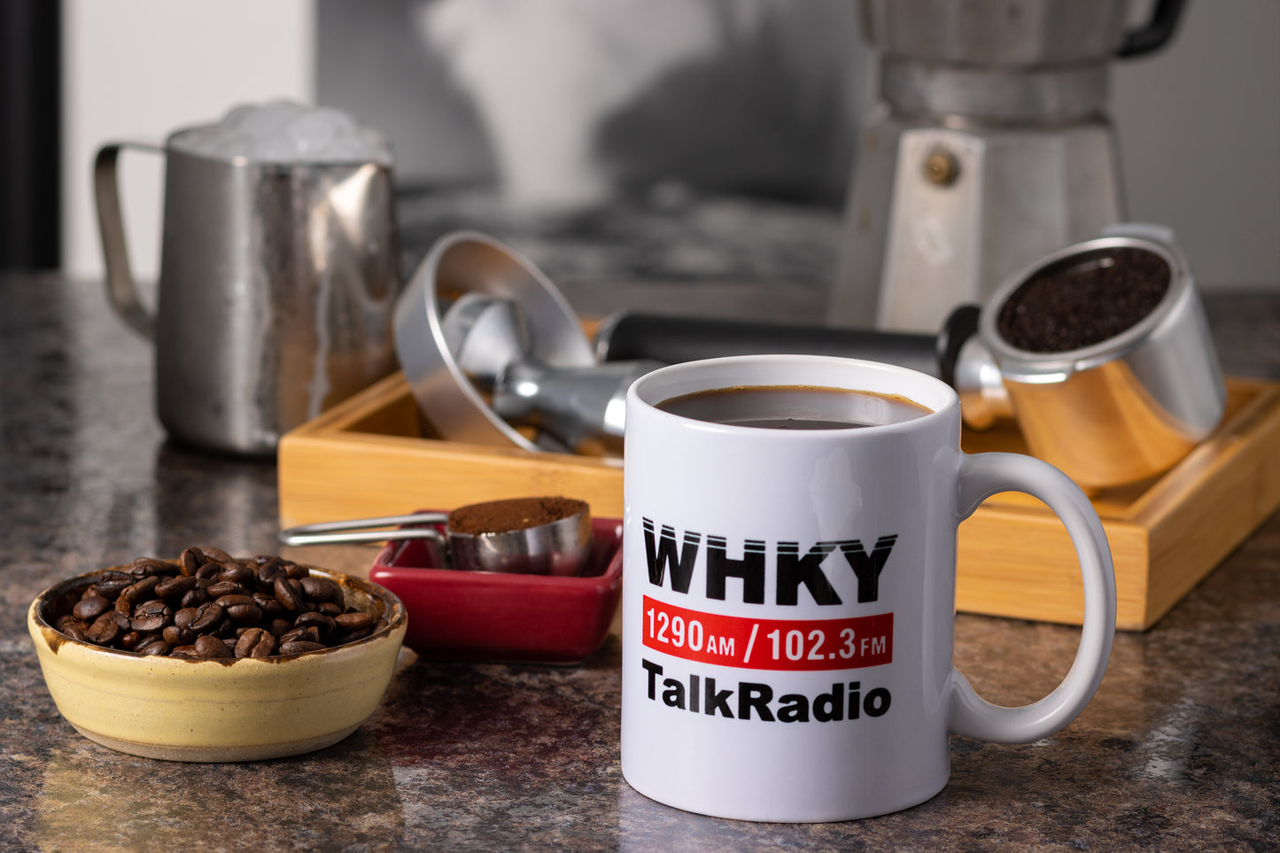 WHKY Talk Radio Coffee Mug